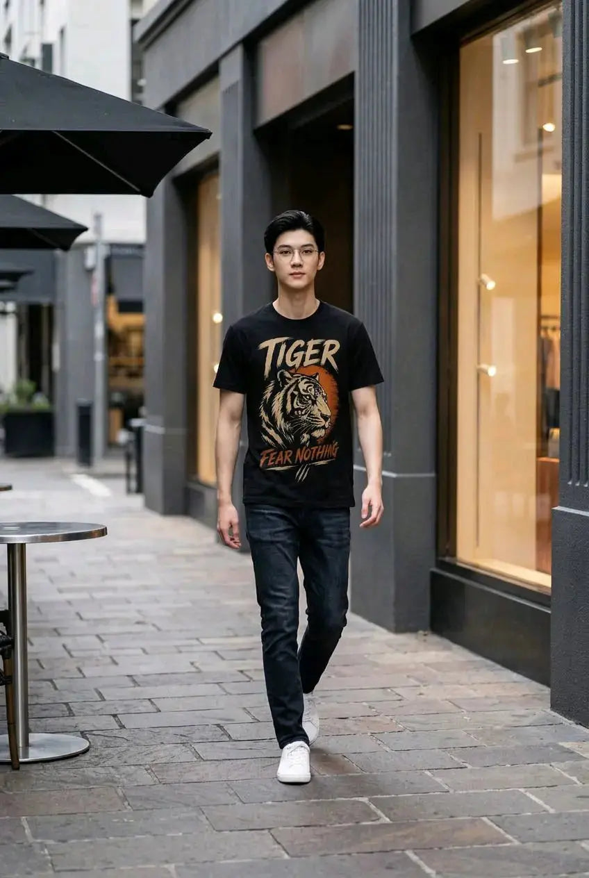Tiger Fear Nothing T-Shirt TeeStation