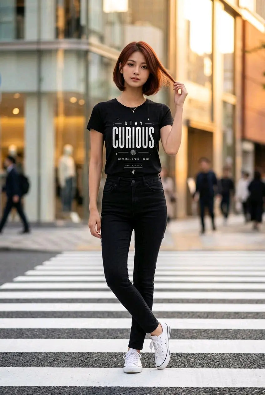 Stay Curious T-Shirt TeeStation