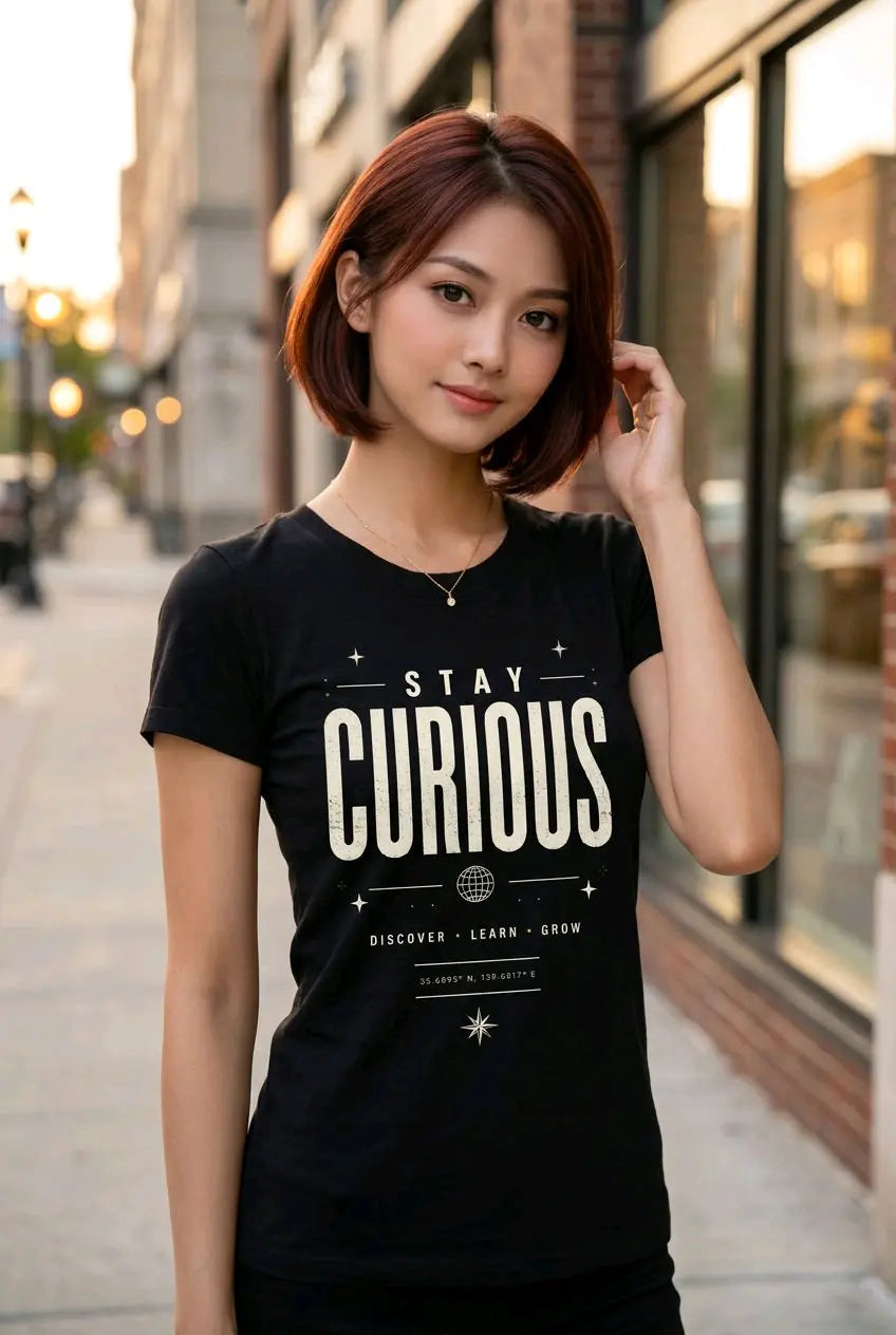 Stay Curious T-Shirt TeeStation