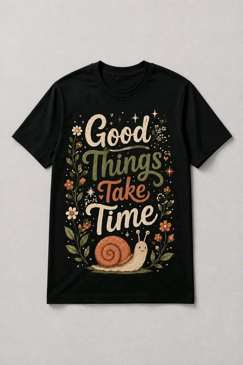 Good Things Take Time T-Shirt TeeStation