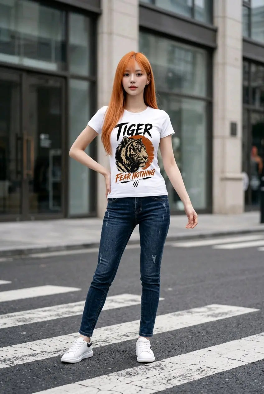 Tiger Fear Nothing T-Shirt TeeStation