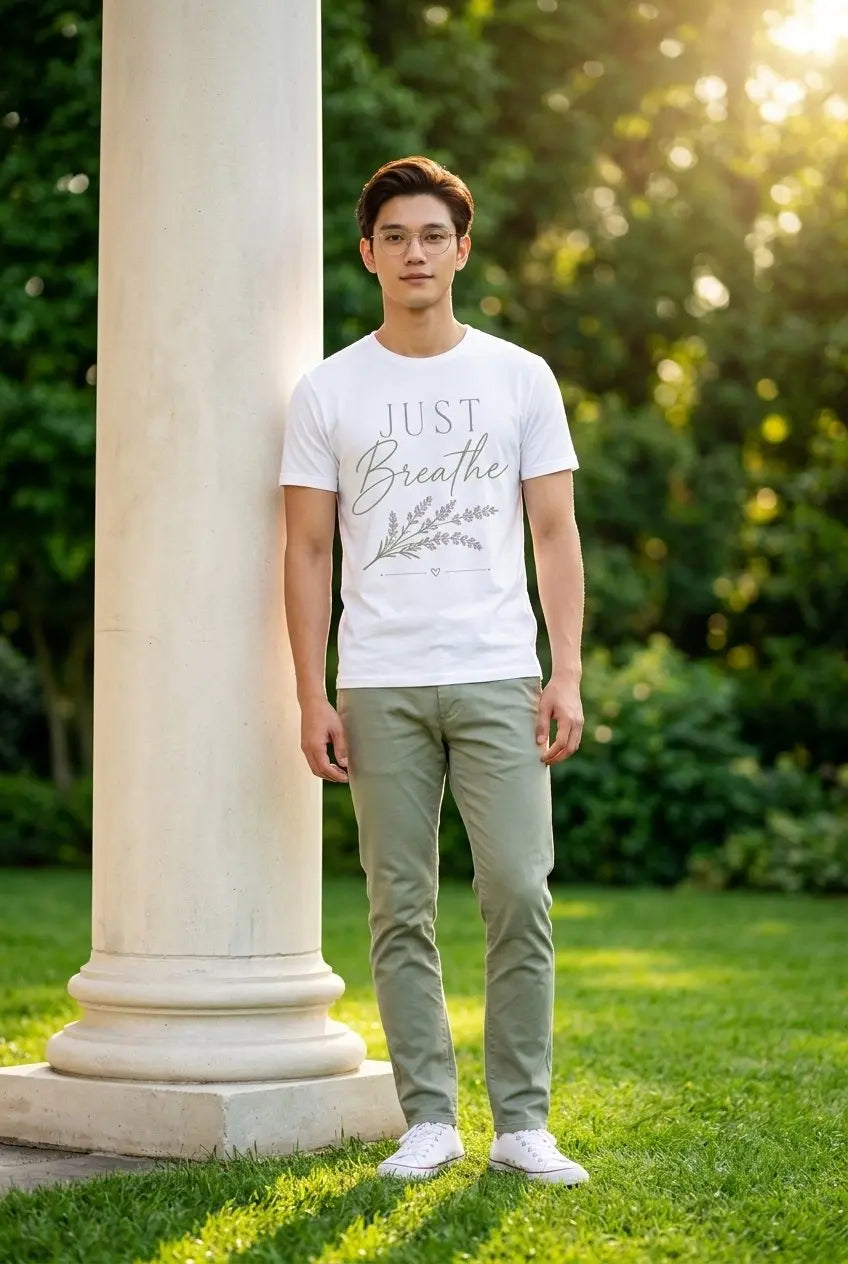 Just Breathe T-Shirt TeeStation
