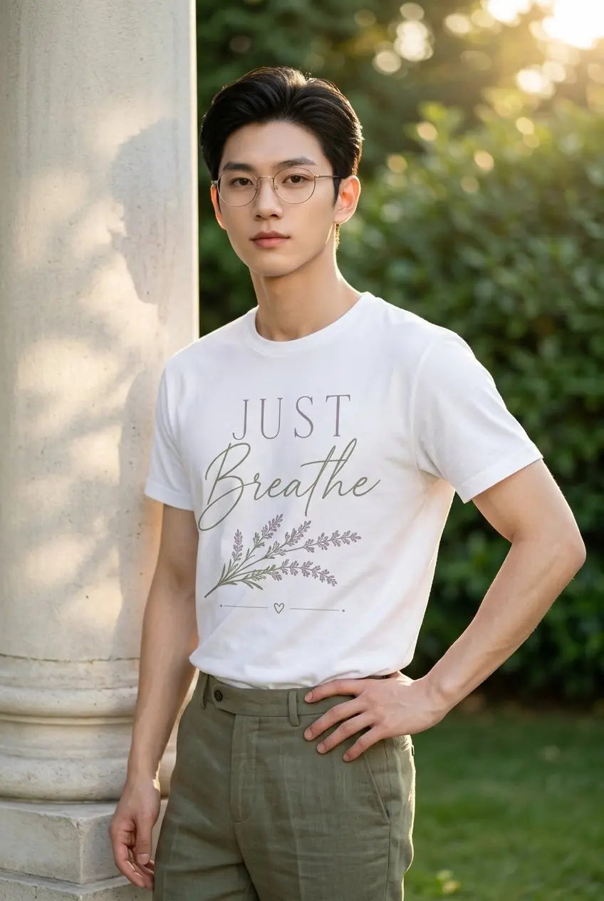 Just Breathe T-Shirt TeeStation