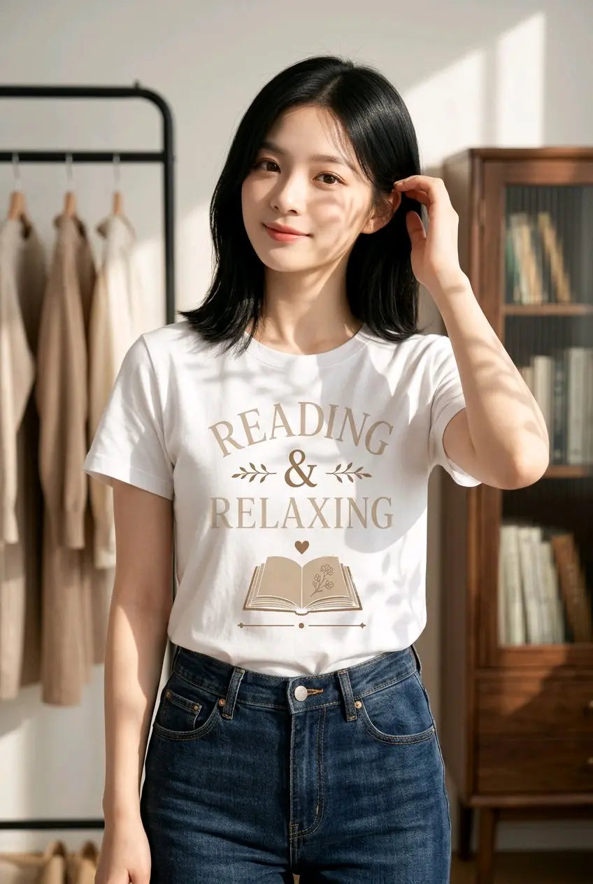 Reading and Relaxing T-Shirt TeeStation