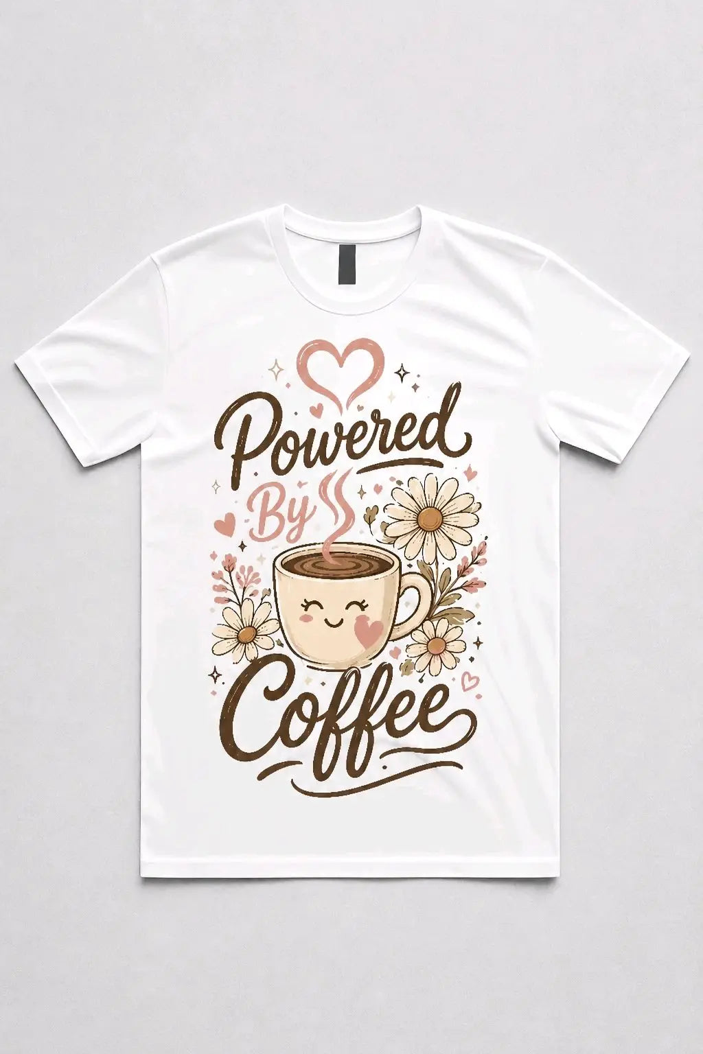 Powered by Coffee T-Shirt TeeStation