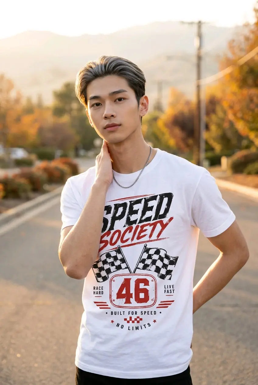 Speed Society 賽車運動 T 恤