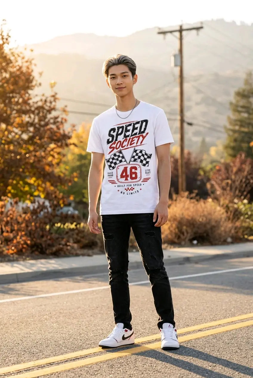 Speed Society 賽車運動 T 恤
